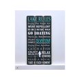 thumbnail image 1 of Décoration murale en bois Lake Rules, 1 of 1