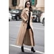 thumbnail image 2 of Gabardina Ebossy para mujer con doble botonadura, color caqui, XXL, 2 of 4