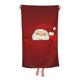 thumbnail image 1 of Toalla de playa de baño con diseño de Papá Noel para mujer, esterilla de Yoga de secado rápido, regalo de Navidad para pareja, 1 of 4