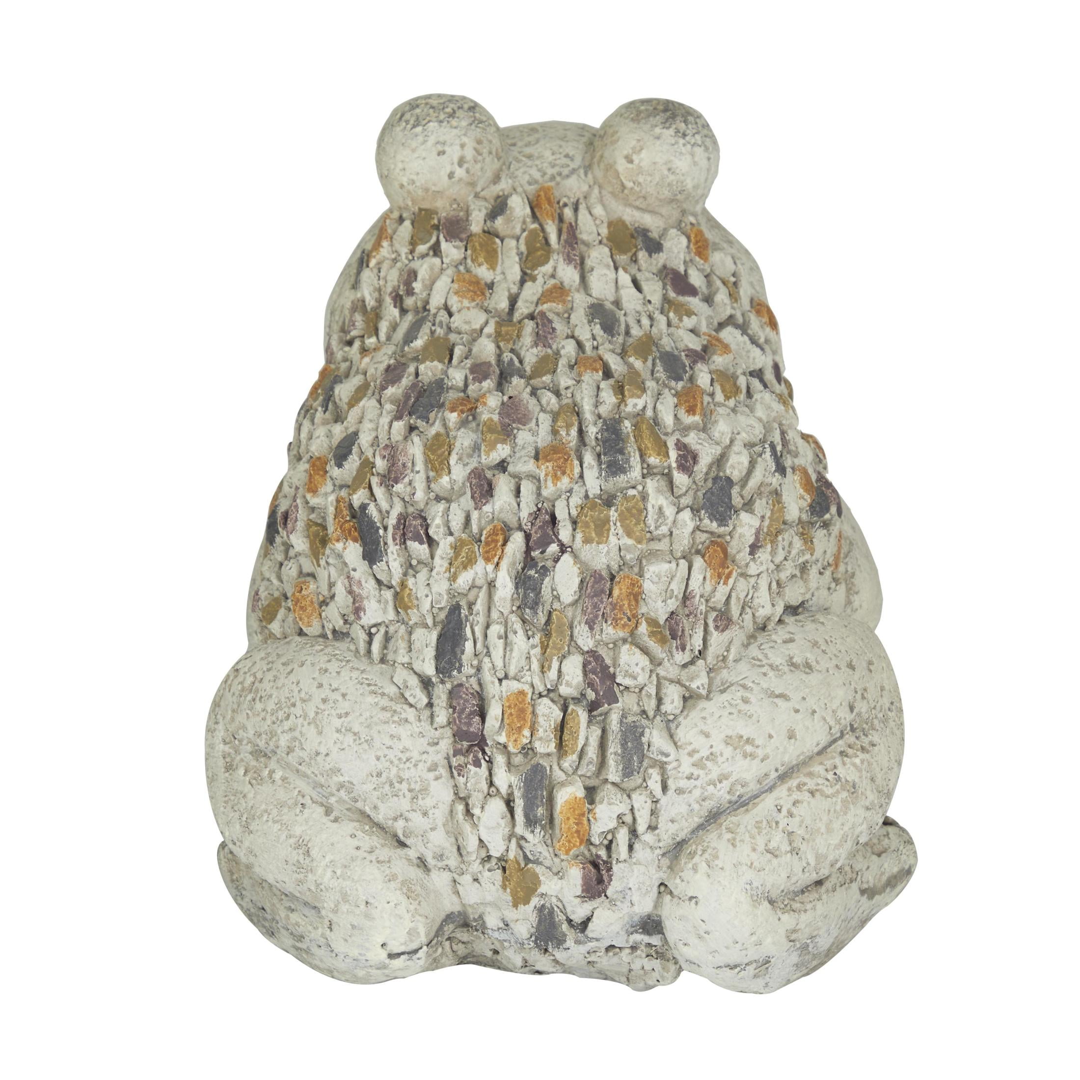 DecMode 8" Indoor Outdoor Frog Garden Sculpture
