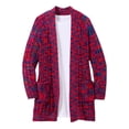 thumbnail image 2 of Woman Within Plus Size Open Front Chenille Cardigan Sweater, 2 of 4