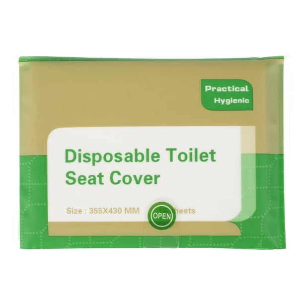 Daruoand 10Pcs Toilet Seat Paper Cover Portable Toilet Paper Pad