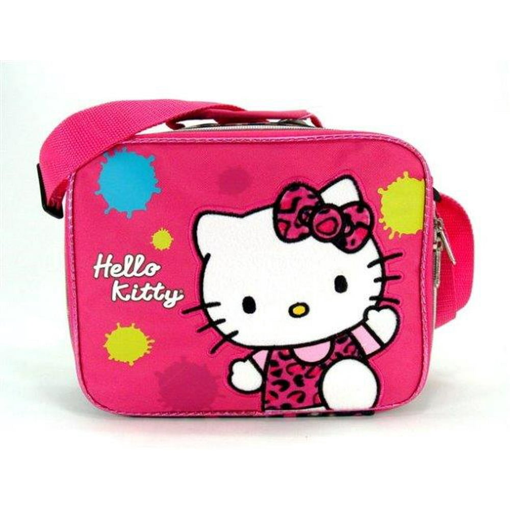 Lunch Bag Hello Kitty Hot Pink Color New Girls Case Licensed 621438