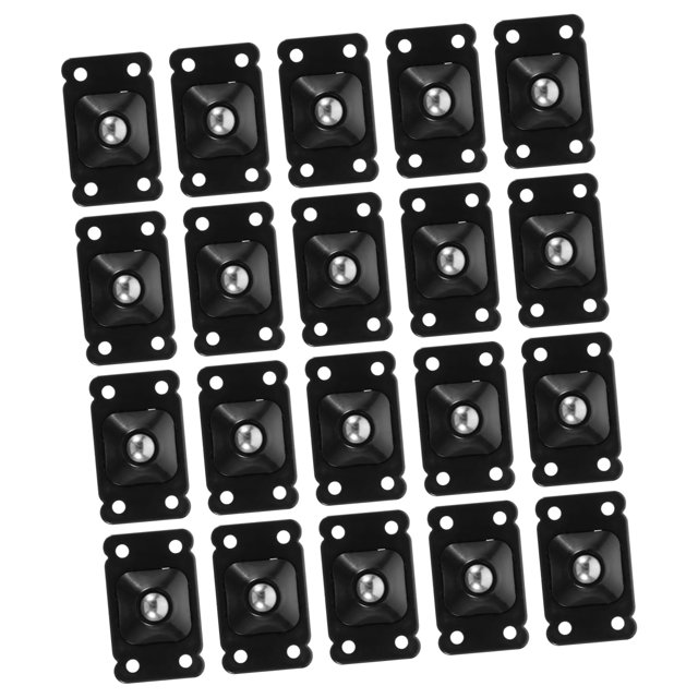 Poleas adhesivas de 20 piezas, Mini ruedas autoadhesivas, ruedas autoadhesivas, Mini ruedas giratorias