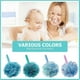 thumbnail image 4 of Shower Puff Loofah, 4 Pcs Extra Large Bath Sponge with Mesh Build - Body Scrubber for Exfo, 4 of 5