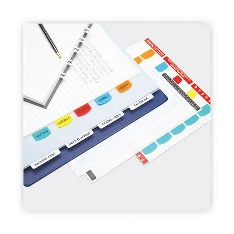 Laser Printable Index Tabs, 1/5-Cut, White, 1.13 Laser Printable Index Tabs, 1/5-Cut, White, 1.13