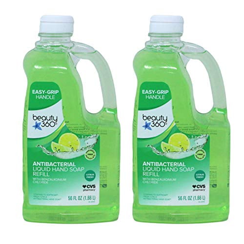 CVS Beauty 360 Liquid Hand Soap Refill, Citrus Fresh, 56 Fl Ounce (Pack