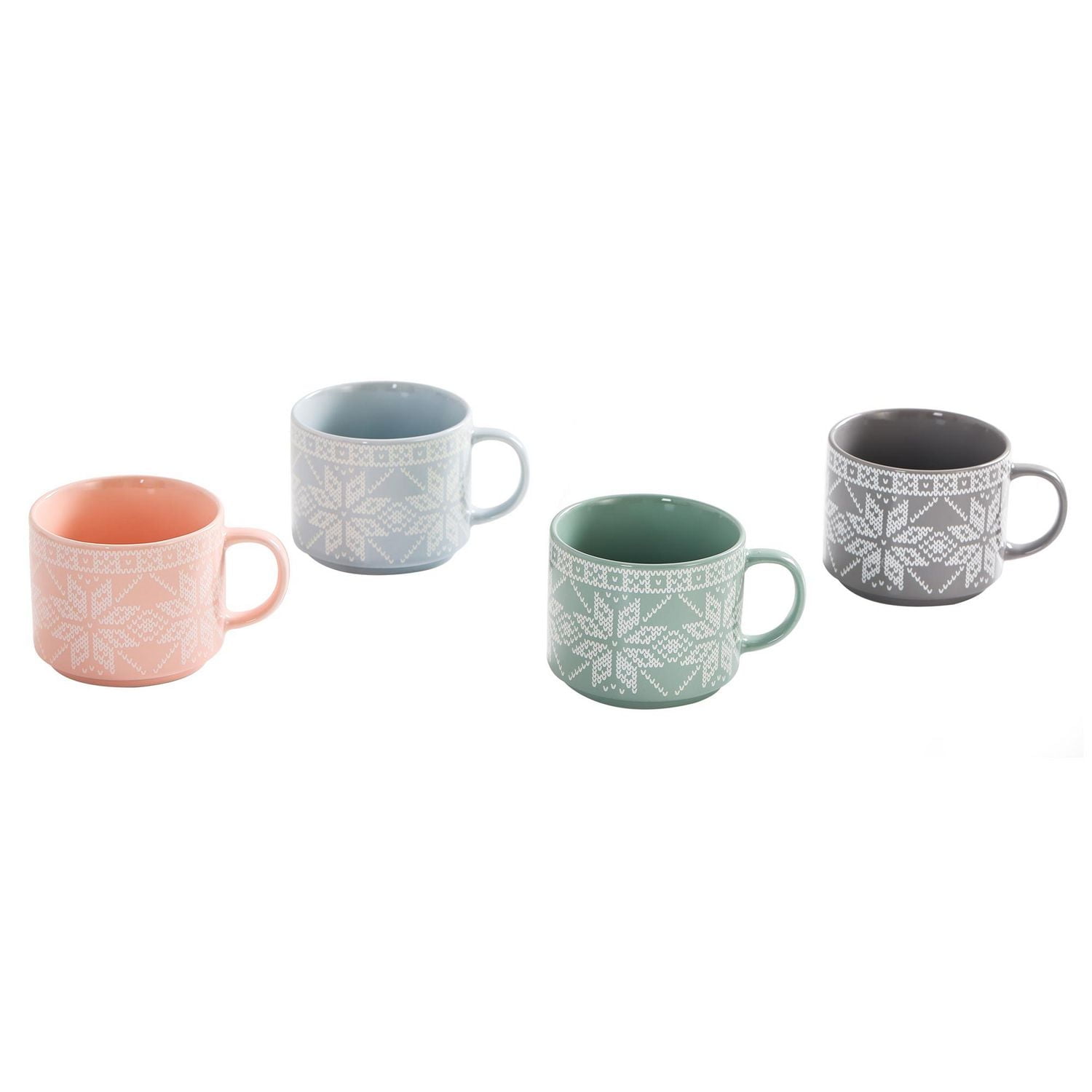 Holiday Time Stacking Mug Set
