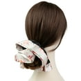 thumbnail image 5 of YIFEI Floral Hair Tie Embroidered Lace Hair Scrunchie Ponytail Holder for Women, 5 of 5