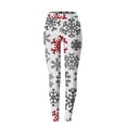 thumbnail image 3 of Luxalzxs Workout Leggings for Women Plus Size Christmas Print Tummy Control Tights Stretchy Seamless Yoga Pants Biker Leggings, 3 of 3