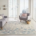 thumbnail image 4 of Nourison Tranquil Floral Ivory 8'10" x 11'10" Area Rug, (9x12), 4 of 9