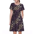 thumbnail image 1 of Disketp Dice para Vestido de Manga Corta para Mujeres, Vestidos de Verano para Mujeres, Casual y Holgado para la Playa, 1 of 6