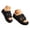 Black, variant on Fringe Platform Sandals Women Dressy Wedge Heels Summer Boho Shoes Slip on Open Toe Slides Tassels Beach Slippers Size 6-9 Black