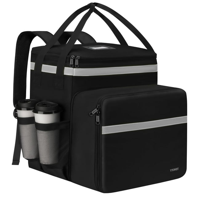 Mochila Térmica Expandible XXL para Reparto de Comida Ytonet 39x40x39 cm