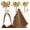 Gold, variant on Gold Bow Decor for Girls Room Decor - 3-Link Mental Gold Bow Hooks for Wall, Golds Bows Hangers for Coats, Bags, Bath Towels, Bathroom, Decor, Girl Nursery ,Coquette Room, 14.1*4.5’’