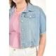 thumbnail image 4 of Chaqueta de mezclilla corta Roman Fashion /Tallas Extras, 3951 (Mezclilla light) azul cielo 36, 4 of 7