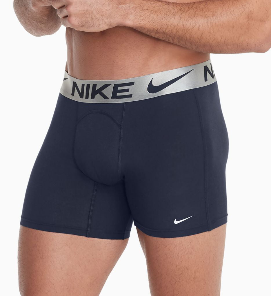 Men's Nike KE1022 Dri-Fit Luxe Boxer Brief (Obsidian XL) - Walmart.com