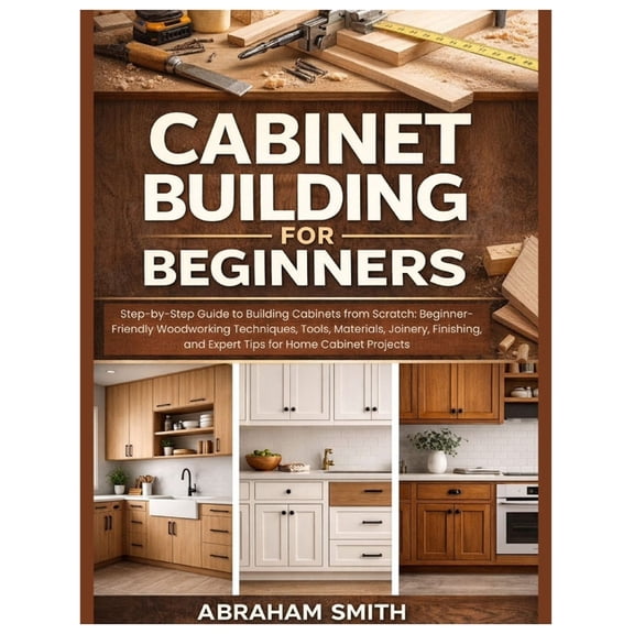 Cabinet Building for Beginners: Step-by-Step Guide to Building Cabinets from Scratch: Woodworking Techniques, Tools, Mat, (Paperback)
