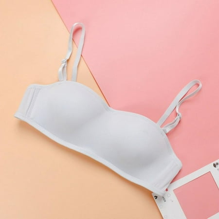

Clearance Strapless Invisible Unsiled Cute Beauty Back Female Wrapped Chest Seamless Bottom Non-slip No Steel Ring Gathered Underwear