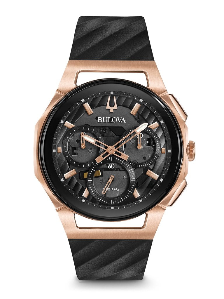 Bulova Curv Chronograph Black Dial Men's Watch 98A185 Walmart Canada