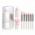 thumbnail image 7 of RAGUPEL 2026 New Makeup Brush Cosmetic Brushes Kit, 8Pcs/Set Travel Makeup Brushes Set Retractable Portable Soft Synthetic Bristles Makeup Brush Set for On-The-Go Beauty, 7 of 7