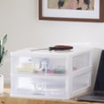 thumbnail image 5 of Gracious Living Deluxe 2 Drawer Storage Desktop Countertop Organizer, White, 5 of 10