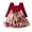 Burgundy, variant on Odeerbi Toddler Girls Spring Fall Cotton Dress Princess Dress New Lace Long Sleeve Ruffled Formal Dresses Round Neck Embroidery Mesh Bow Skirt Red