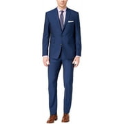 Vince Camuto Mens Slim Fit Two Button Formal Suit 400 46/Unfinished