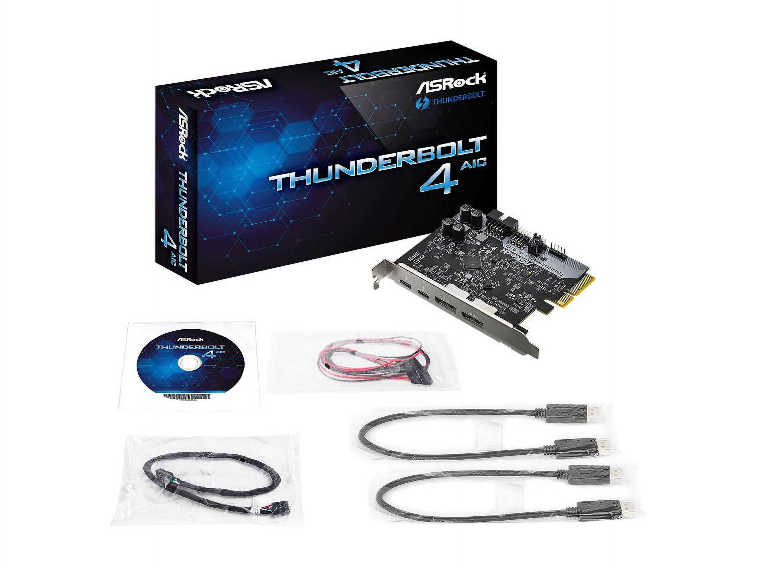ASRock THUNDERBOLT 4 AIC Add-On Card - Computer Parts for PC