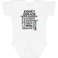 thumbnail image 3 of Inktastic Kidney Disease Awareness Walk Boys or Girls Baby Bodysuit, 3 of 5