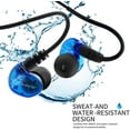 thumbnail image 6 of Adorer Running Sport Earphones over Ear Buds with Microphone Remote Noise Cancelling Earhook Headphones Sweatproof in Ear Earphones for Gym Jogging Workout Exercise (Blue), 6 of 7