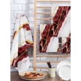 thumbnail image 2 of Marble Red Kitchen Dish Towels for Drying Dishes Set of 4, Gold Foil Ceramic Style Cracks Scratches Waffle Weave Microfiber Hand Tea Bathroom Towels Quick Dry & Absorbent Towel 15.7x23.6, 2 of 7