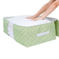 thumbnail image 4 of Unique Bargains 1 Pack Clothes Storage Bags Moving Bags Green 23.5*16.5*9.5in, 4 of 7