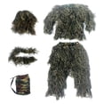 thumbnail image 4 of Ghillie Suit Uniform Set Jacket Outfit Breathable Lightweight Disguise Pants Hat green, 4 of 8