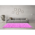 thumbnail image 3 of Ahgly Company Indoor Rectangle Solid Pink Modern Area Rugs, 2' x 3', 3 of 4