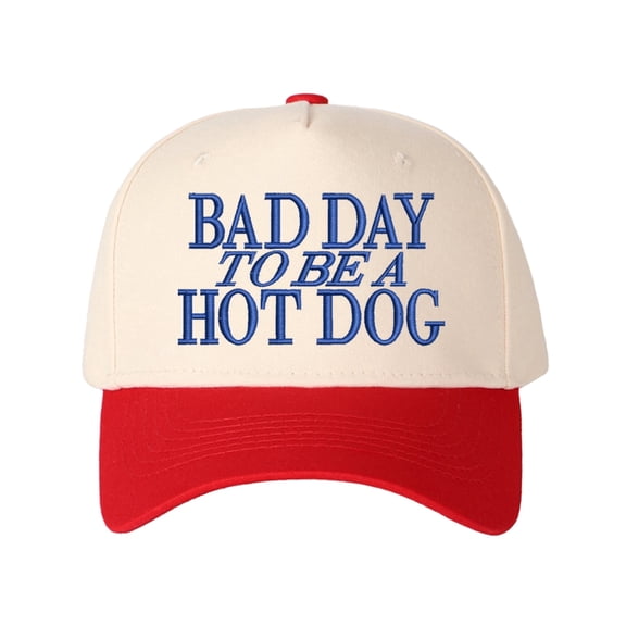 Bad Day To BE Embroidered Trucker Hat Humorous Novelty Statement Cap Unisex Adjustable Snapback for Weekend and Party Wear