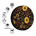 thumbnail image 5 of Balery Sunflowers Leavestire Cover Waterproof Dust-Proof, Universal Spare Wheel Tire Cover For Trailer, Rv, Suv Truck And Vehicle Camper Accessories-17 Inch, 5 of 9