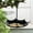 A, variant on Metal Hanging Bird Feeder Tray, Umbrella Shaped Wild Bird Feeder Tray for Outdoors