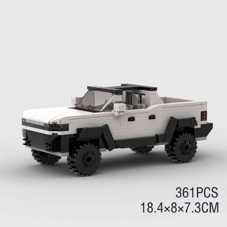 EV MOC Car Pickup Truck Technical Off-road Vehicle Brick Model Building Block Classical Toy Christmas Gift City Creative Truck
