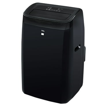 TCL 8,000 BTU Smart Portable Air Conditioner, Fan & Dehumidifier, 350 Sq. Ft., Remote Control, Works with Alexa/Google Assistant, Install Kit Included, Black, W8P95-B5