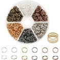 thumbnail image 1 of 800 piezas de 6 colores, 7 mm, anillos partidos de hierro, anillo de salto de doble bucle, conector de anillo de calibre 21, 1 of 9