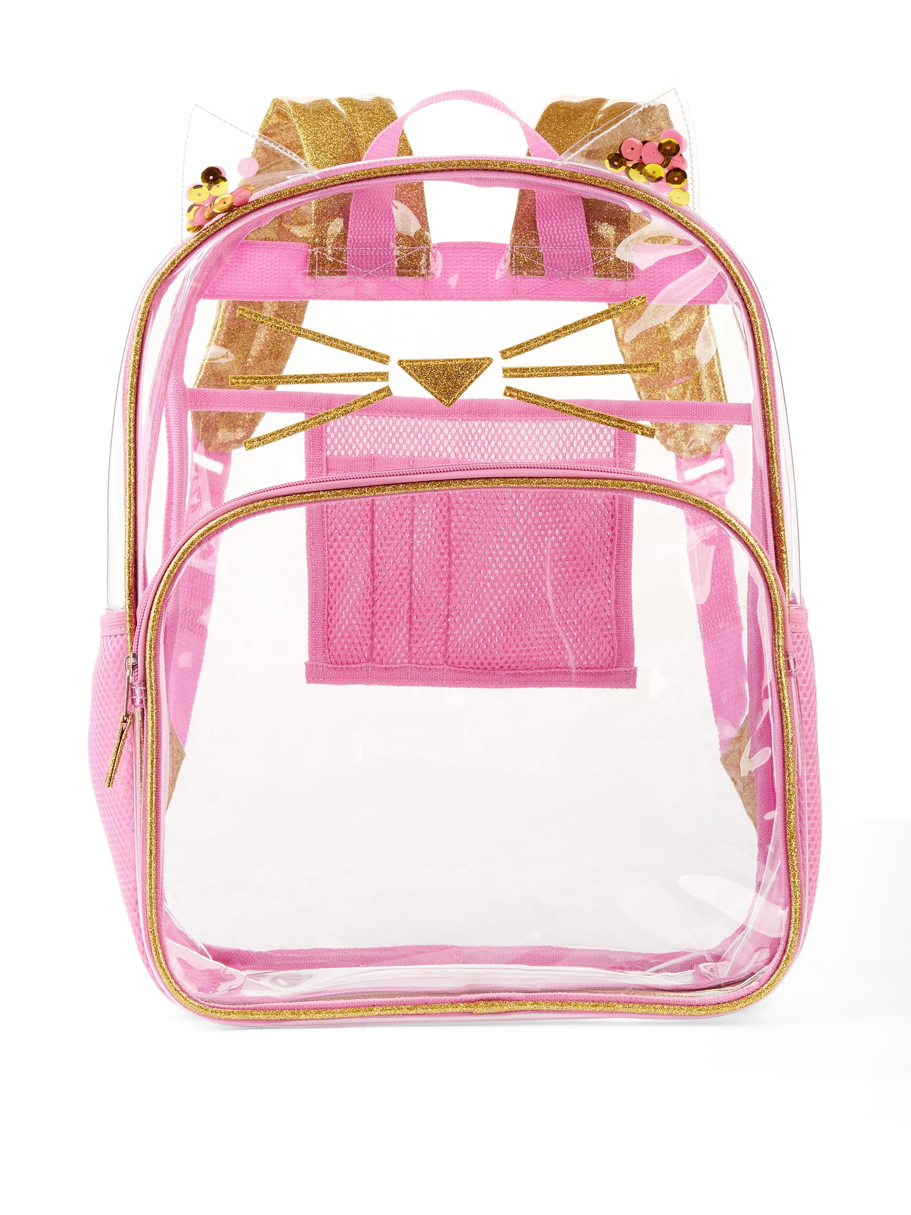 clear kitty backpack