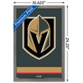 thumbnail image 3 of NHL Vegas Golden Knights - Logo 21 Wall Poster, 14.725" x 22.375", Framed, 3 of 3