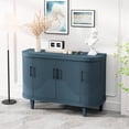 thumbnail image 2 of Blue Sideboard with Simple Line Design and Zinc Alloy Handles / Eye-Catching Exterior, 2 of 7
