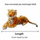 thumbnail image 3 of Animales de peluche de tigre Juguete de peluche de tigre Muñeco de peluche Juguete de peluche de tigre para Amarillo, 3 of 9