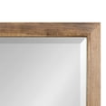 thumbnail image 4 of Kate and Laurel Hogan Wood Framed Wall Mirror, Rustic Brown 20x30, 4 of 9
