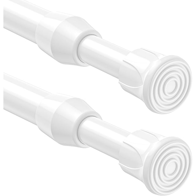 Tringle de Rideau de Douche à Tringle de Rideau de Douche Sans Perçage Tringle de Rideau à Tension Réglable pour Fenêtres Tringle à Rideau à Ressort à Pression pour Entrée Cuisine