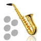 thumbnail image 1 of Saxofón de simulación portátil única Saxofón Shisha Pipe con filtro Hojas de malla Viajando desmontable de aleación de zinc hierba largas tubos de vacaciones Noticed HA011043-00, 1 of 6
