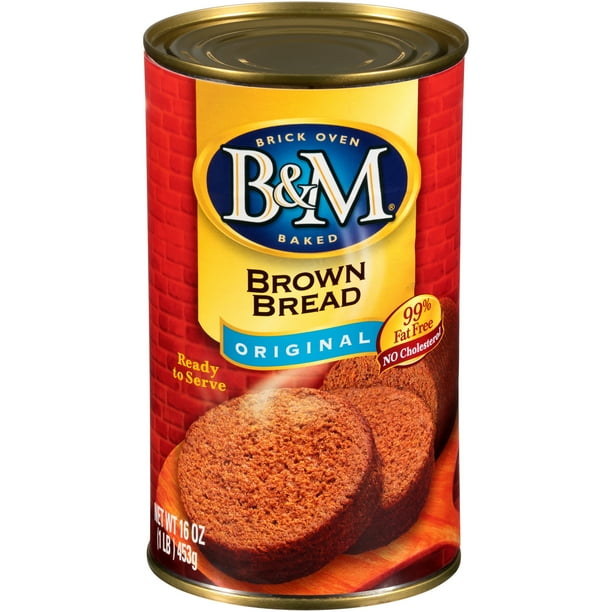 B M Original Brown Bread 16 Oz Walmart Com