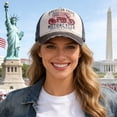 thumbnail image 2 of Lispipm Women's Classic Vintage Distressed Baseball Cap Washed Cotton Travel Camping Adjustable Fit Hats Casual Daily Caps Brown, 2 of 5